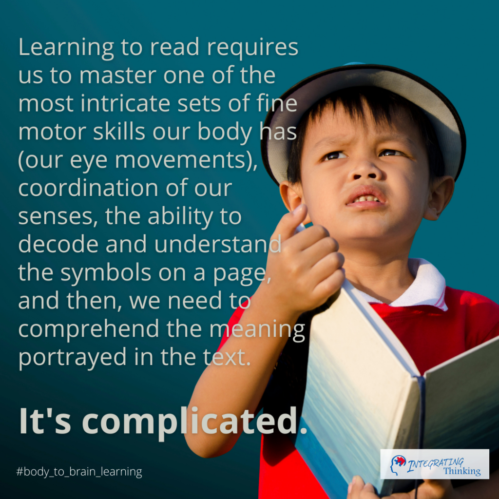 Learning to Read:  It’s Complicated!